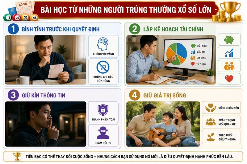 Bài học từ những người trúng số