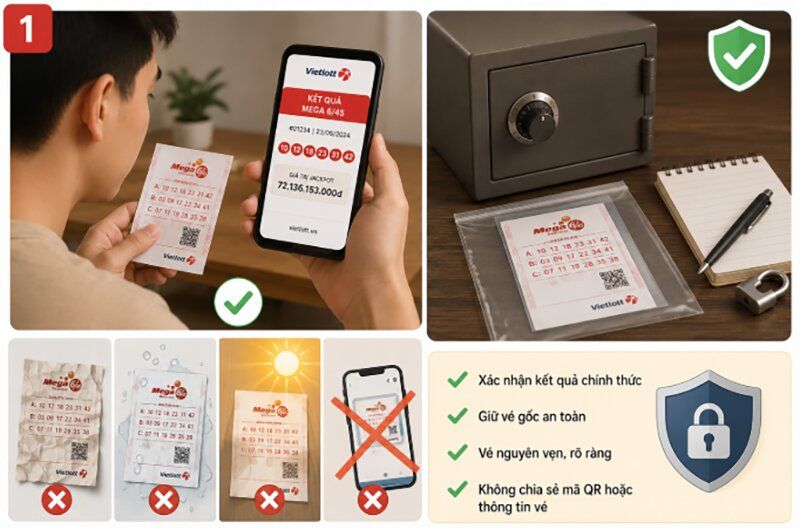 Cần giấy tờ gì để nhận thưởng xổ số?