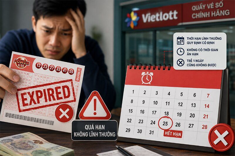 Vé số hết hạn còn nhận được tiền không?