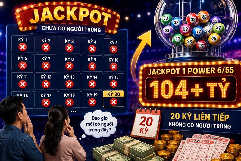 Jackpot Vietlott có thể không có người trúng bao nhiêu kỳ?