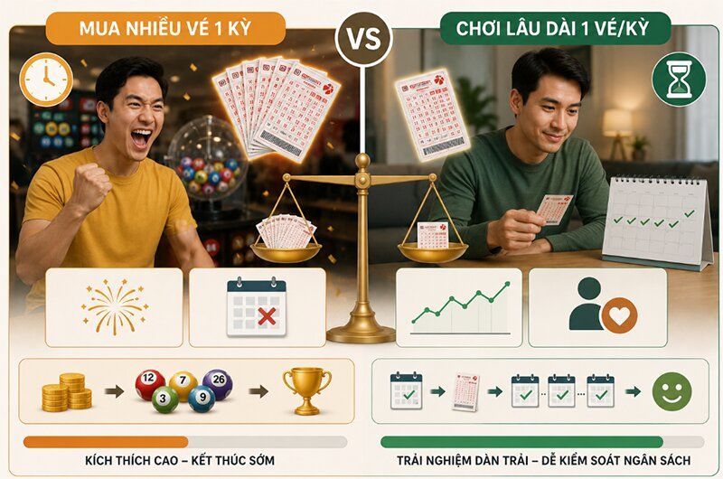 Mua nhiều vé hay chơi lâu dài