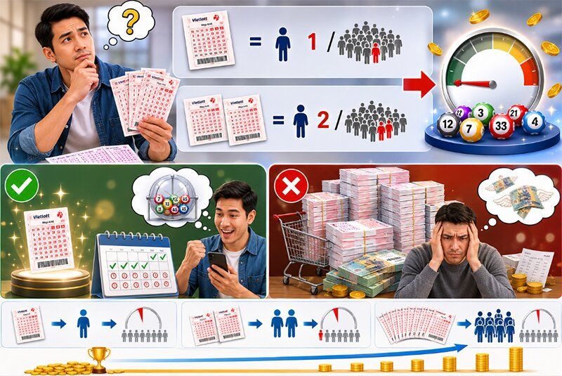 Mua nhiều vé có tăng xác suất trúng không?