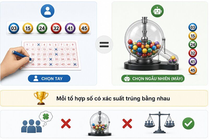 Ưu nhược điểm từng cách quay thử vs chọn tay