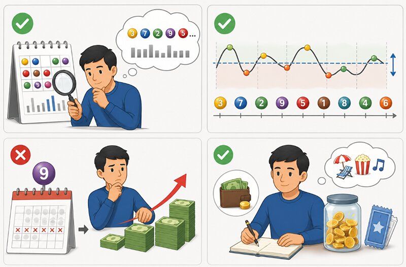 Số nào có chu kỳ xuất hiện đều nhất?