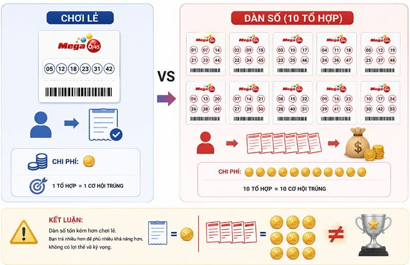 Tạo dàn số có tốn kém hơn chơi lẻ không
