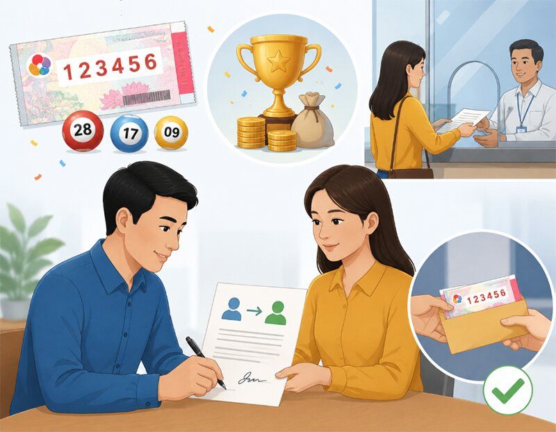 Hướng dẫn ủy quyền nhận thưởng xổ số truyền thống