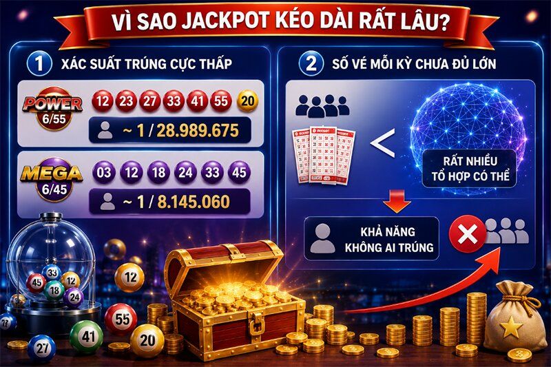 Tại sao jackpot Vietlott đôi khi kéo dài rất lâu?